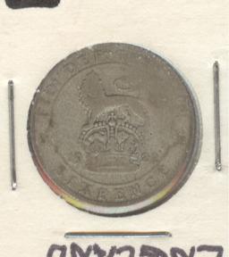 1922 GREAT BRITAIN 6 PENCE