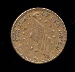 No Date ... Flag of Our Union ... Civil War Token