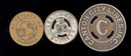 3 Transportation Tokens