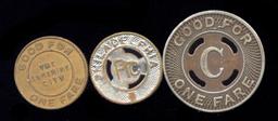 3 Transportation Tokens