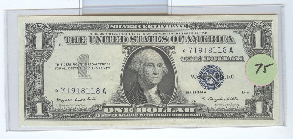 SERIES 1957A $1 STAR NOTE