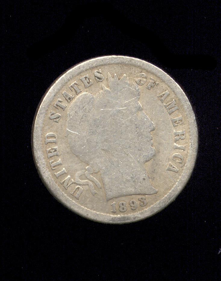 1893 ... Better Date ... Barber Dime