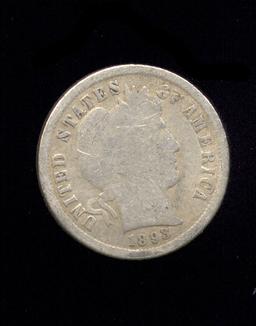 1893 ... Better Date ... Barber Dime