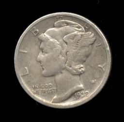 1938-S ... Mid Grade ... Mercury Dime