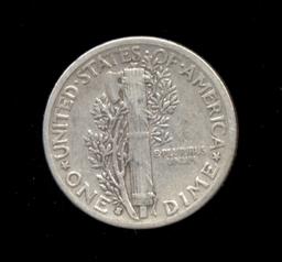 1938-S ... Mid Grade ... Mercury Dime