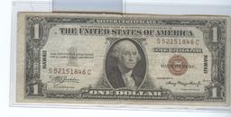 SERIES 1935-A $1 SILVER CERTIFICATE, HAWAII OVERPRINT