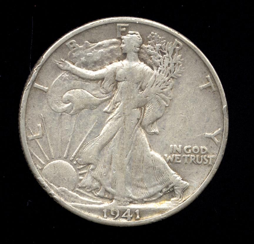 1941-S ... Better Grade ... Walking Liberty Half Dollar