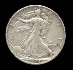 1941-S ... Better Grade ... Walking Liberty Half Dollar