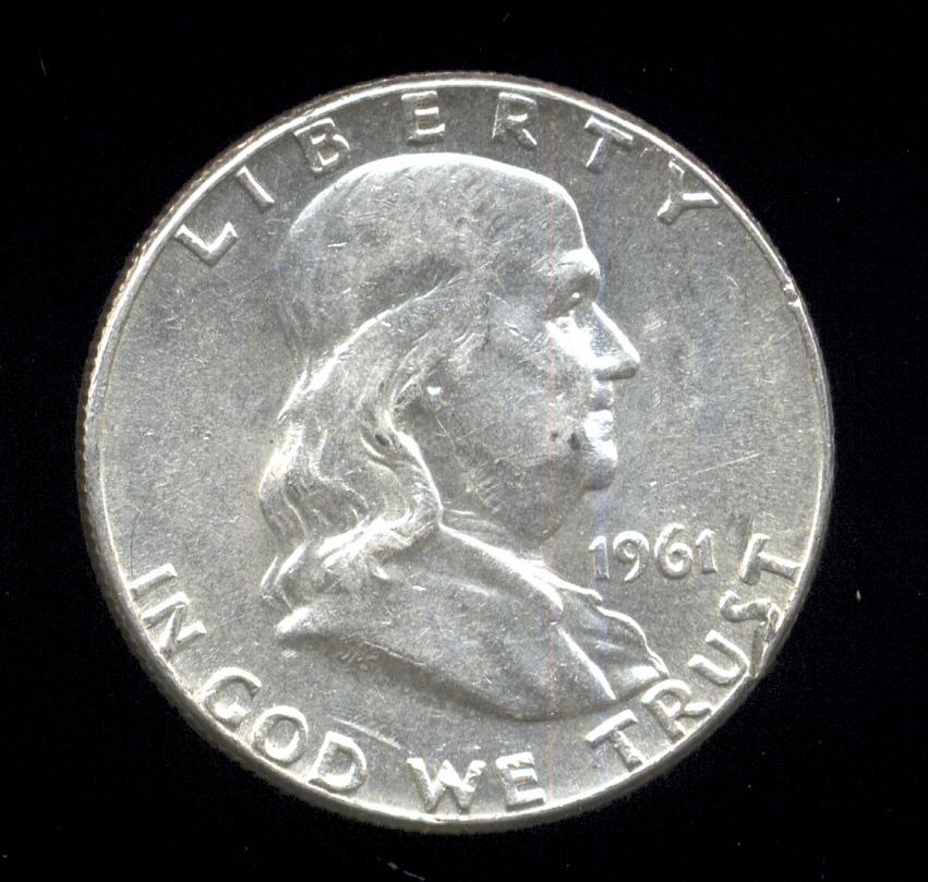 1961 ... Better Grade ... Franklin Half Dollar