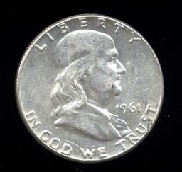 1961 ... Better Grade ... Franklin Half Dollar