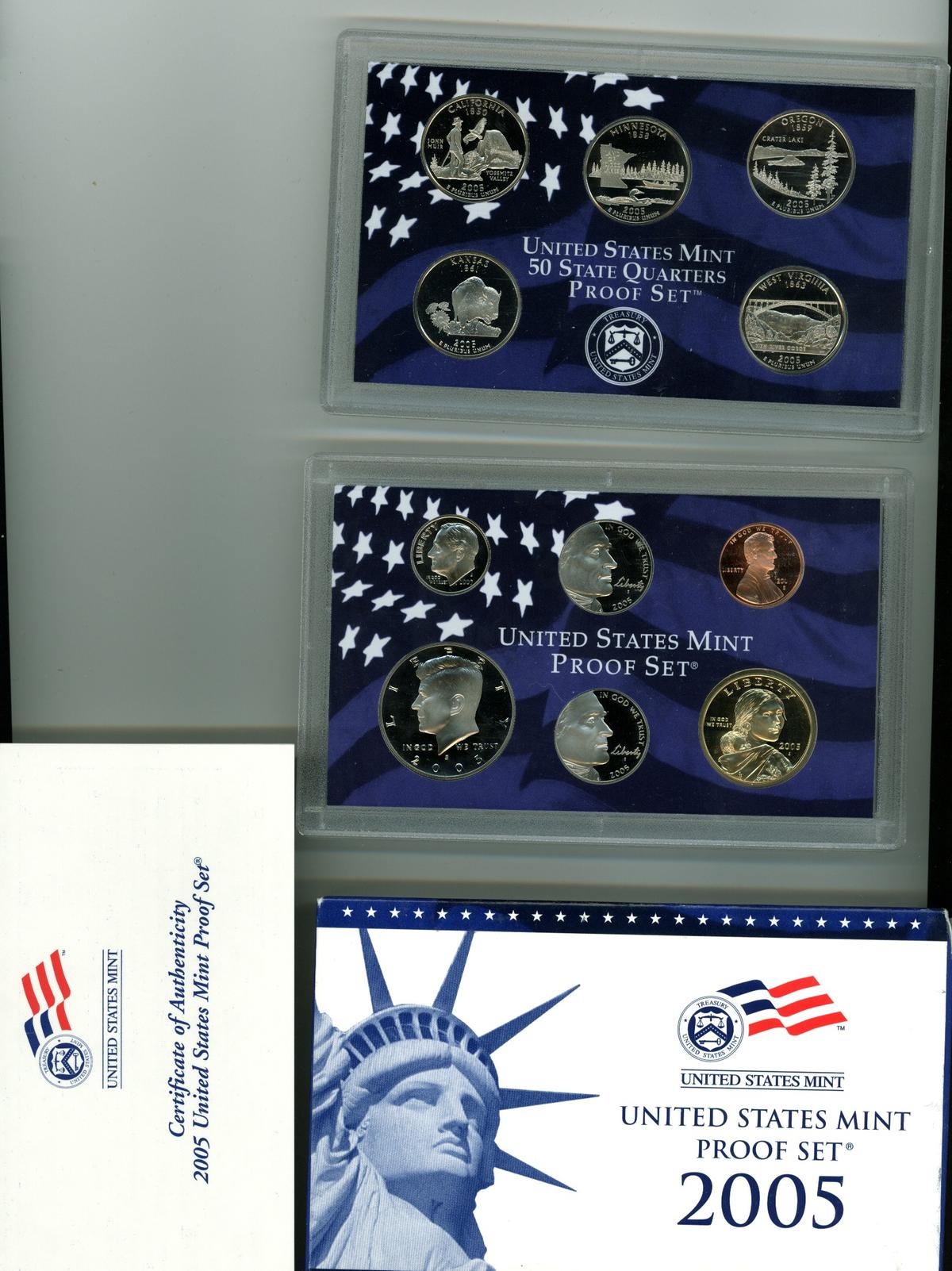 2005-S CLAD PROOF SET