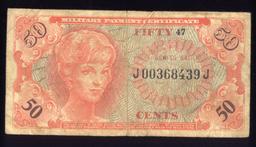 MPC -- 50 Cents ... Series 641 ... Military Payment Certificate