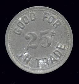 S & H ... Good for 25 Cents ... Old Token