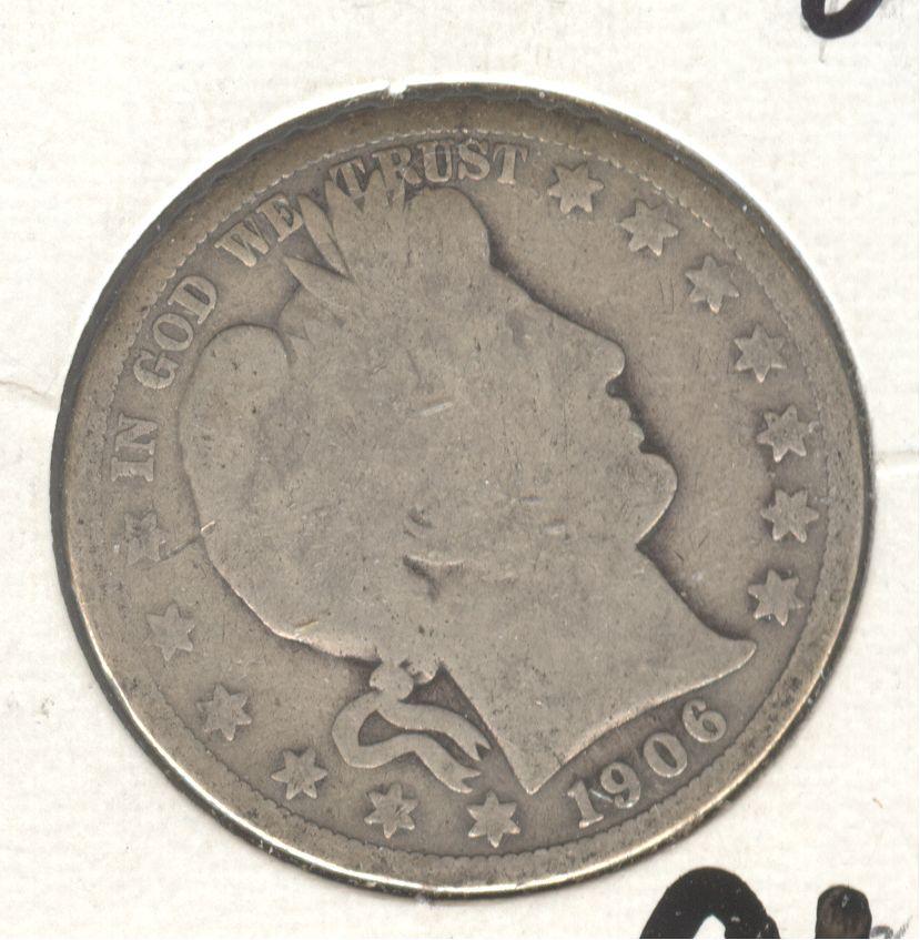 1906-D BARBER HALF DOLLAR
