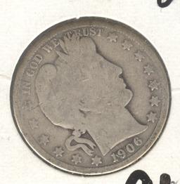 1906-D BARBER HALF DOLLAR