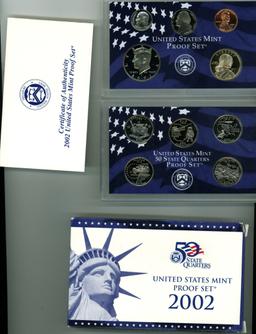 5 DIFFERENT CLAD PROOF SETS