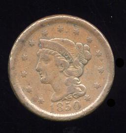 1850 ... VF ... Large Cent