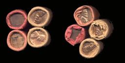 1966 ... DDR??? ... 4 OBW Rolls Lincoln Cents