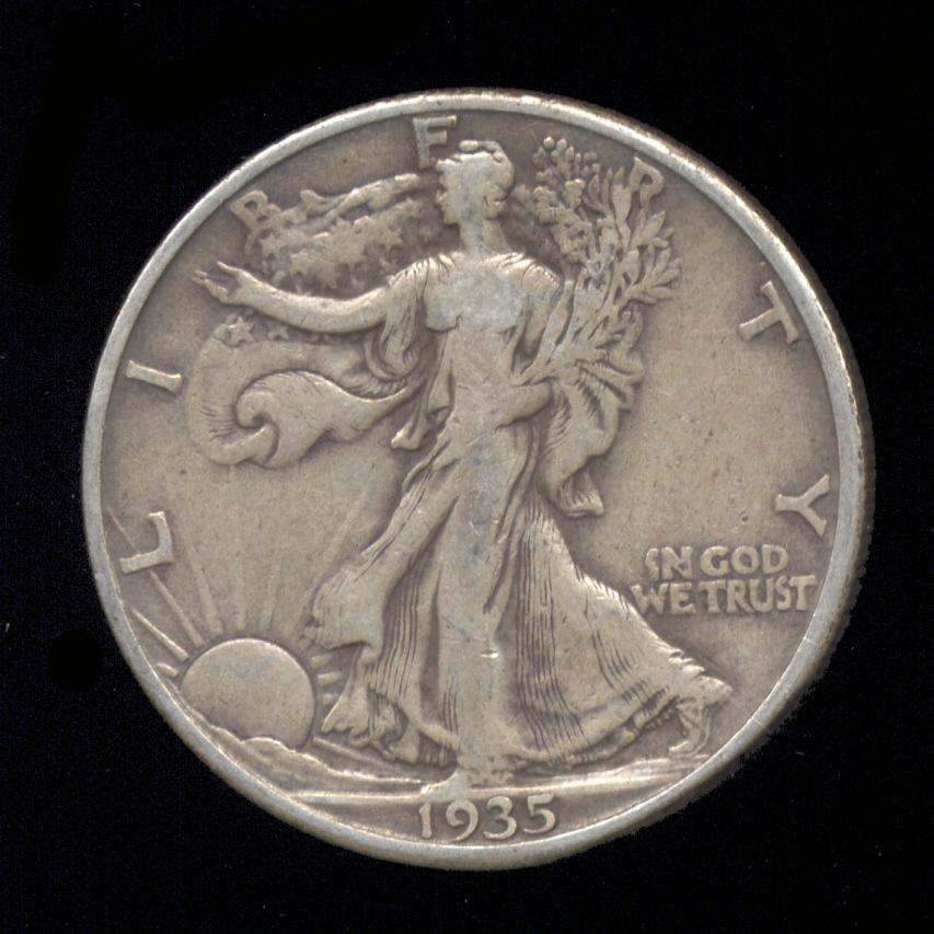 1935-D ... Better Grade ... Walking Liberty Half Dollar