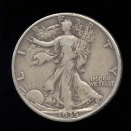1935-D ... Better Grade ... Walking Liberty Half Dollar