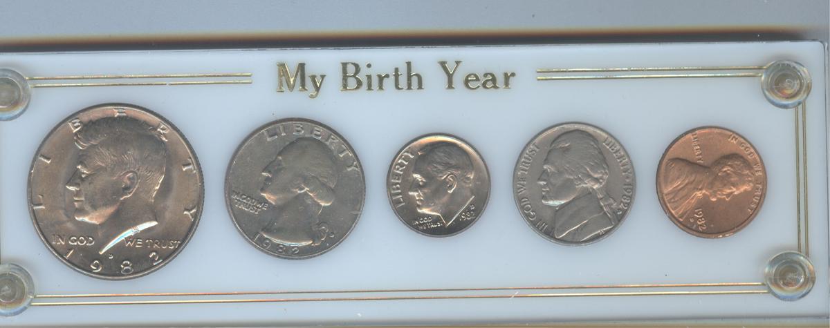 1982-D BIRTH YEAR SET