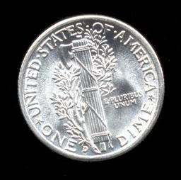 1944-D ... FSB GEM ... Mercury Dime