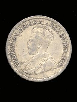 1908 ... Better Grade ... 5 Cent - Silver ... Canada