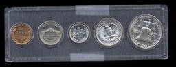 1954 ... Proof Set ... Nice Cameo Quarter & Half