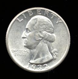 1932 ... AU+ ... First Year of Issue ... Washington Quarter
