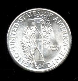 1945-D ... FSB? ... GEM ... Mercury Dime