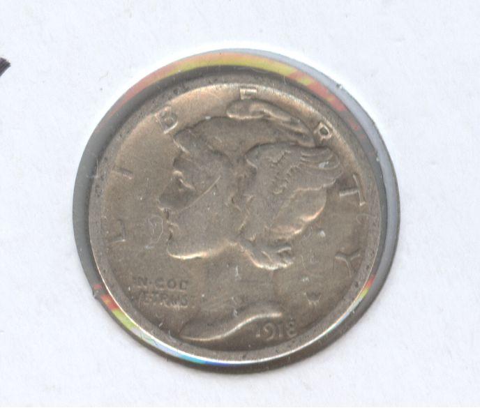1918-S MERCURY DIME