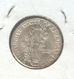 1942-D MERCURY DIME