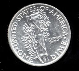 1942 ...  UNC ... Mercury Dime