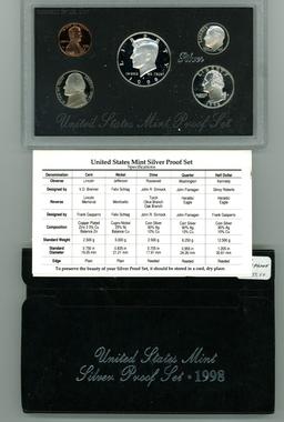 1998-S SILVER PROOF SET