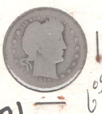 1912 BARBER QUARTER