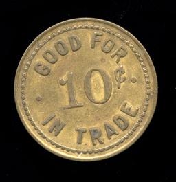 Edward Drug Store ... Good for 10 Cents Old Token