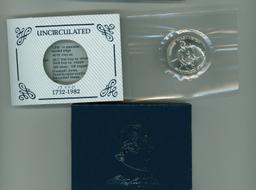 1982-D WASHINGTON UNC HALF