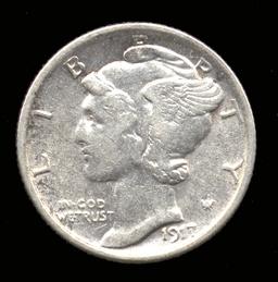 1917 ... Better Grade ... Mercury Dime