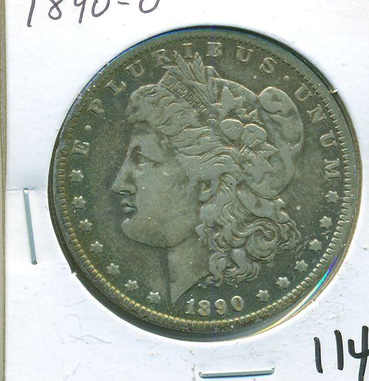 1890-O MORGAN SILVER DOLLAR