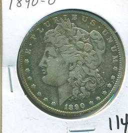 1890-O MORGAN SILVER DOLLAR