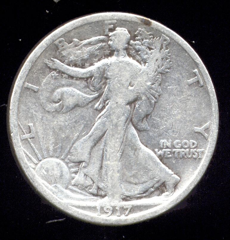 1917-D ... Walking Liberty Half Dollar