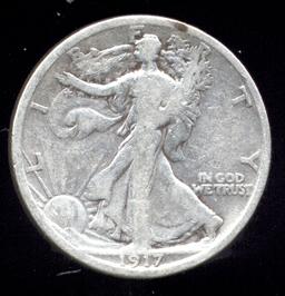 1917-D ... Walking Liberty Half Dollar