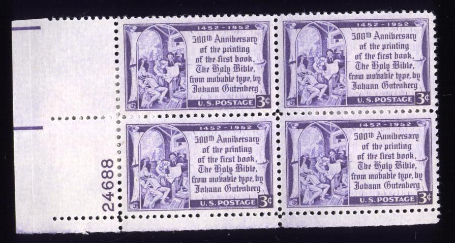 OLD 3 Cents Stamps ... Block of 4 ... MNH
