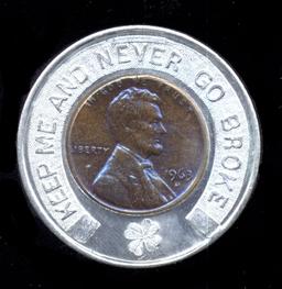 1963-D ... A. Berman Coins ... Encased Penny