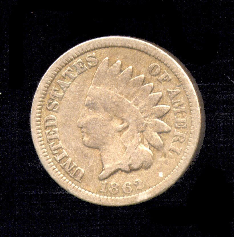 1862 ... Indian Head Cent