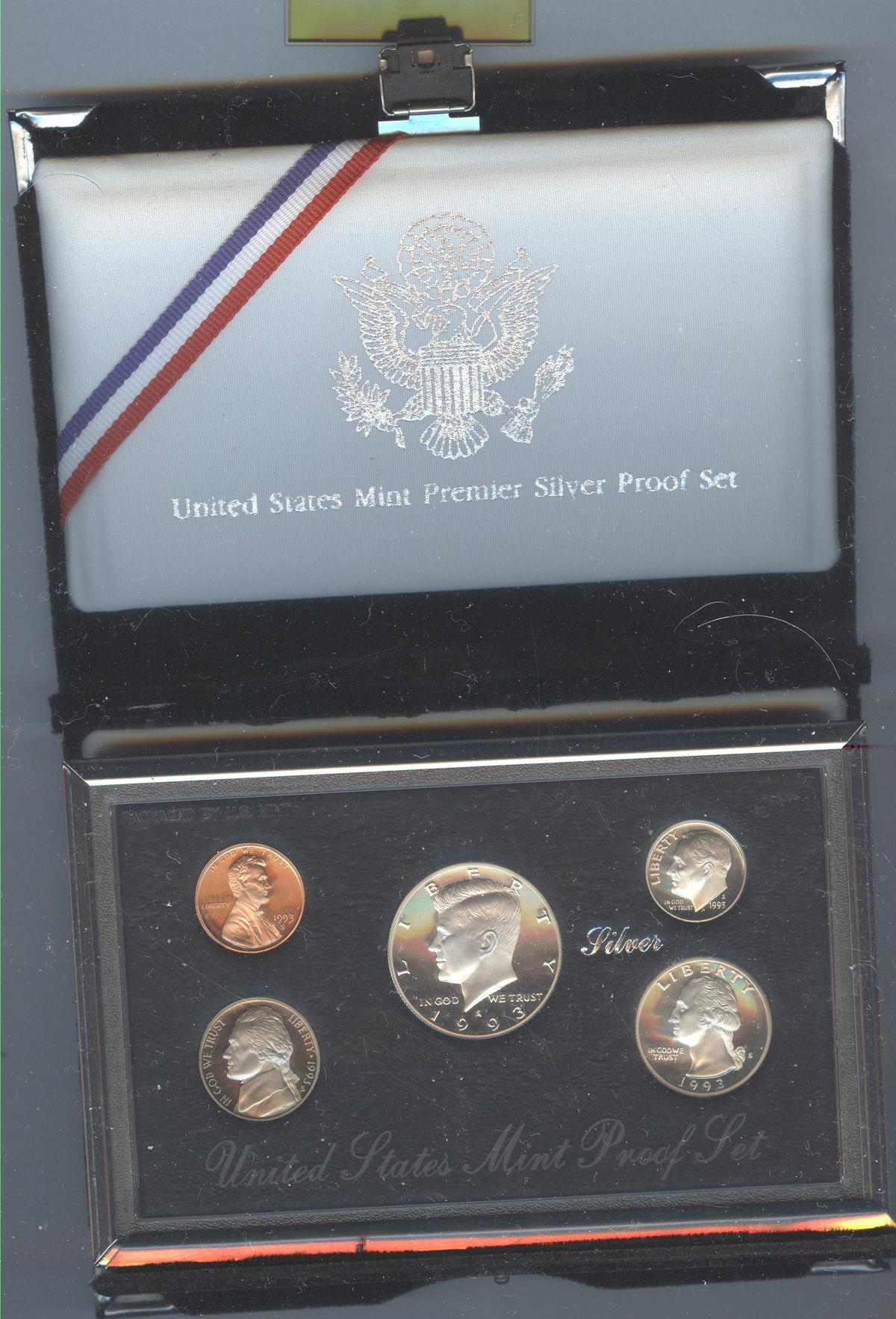 1993-S PREMIER SILVER PROOF SET