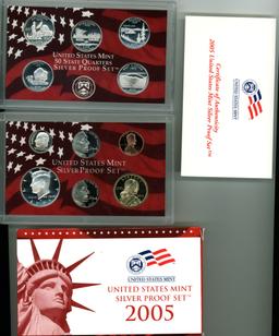 2005-S SILVER PROOF SET