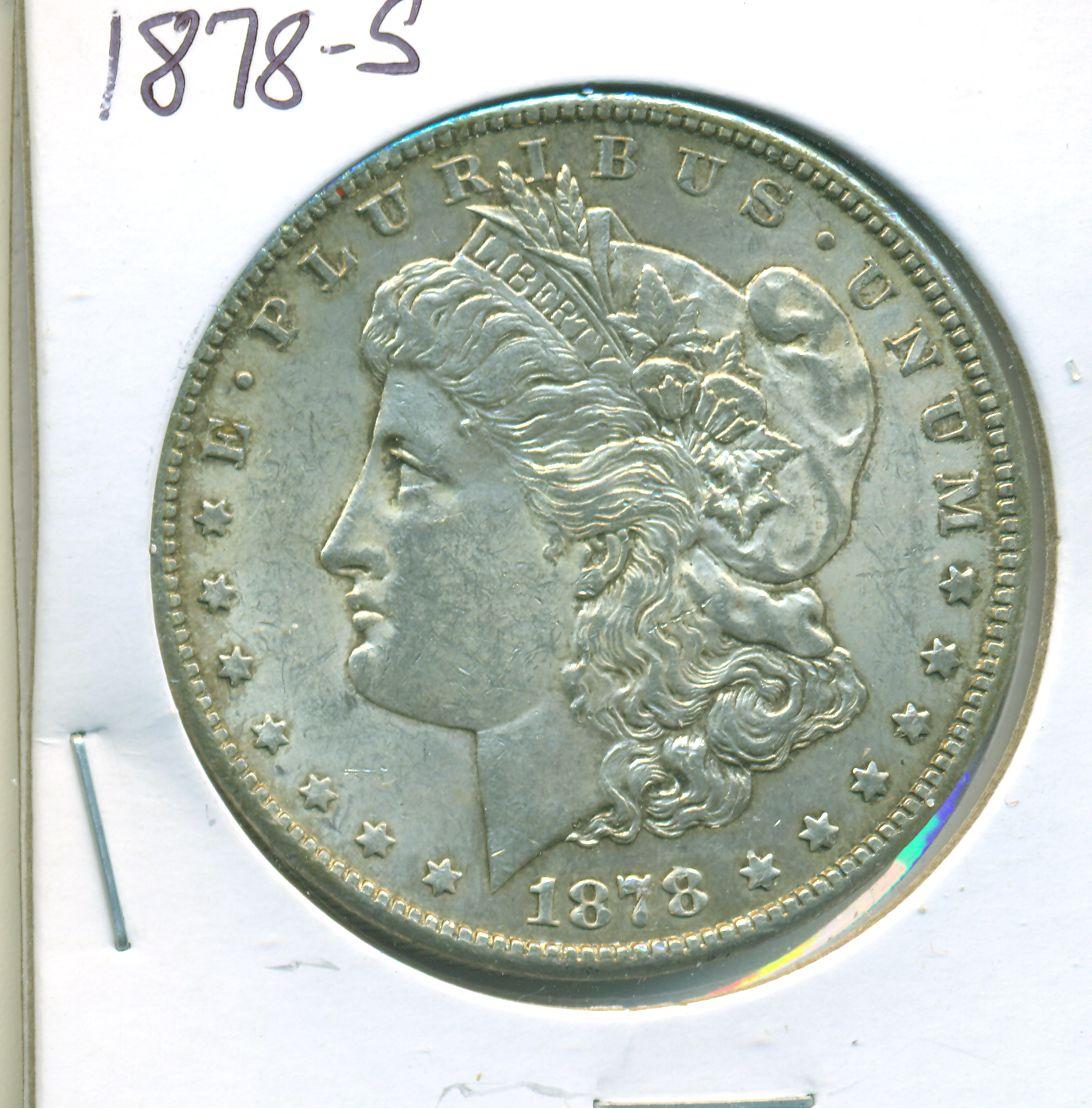 1878-S MORGAN SILVER DOLLAR