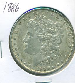 1886 MORGAN SILVER DOLLAR