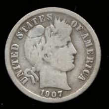 1907-O ... Barber Dime